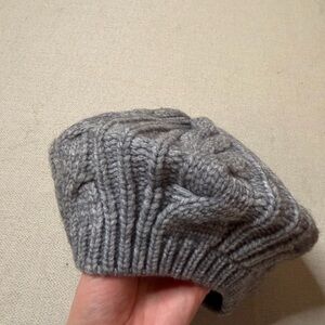 Cable Knit Beret Hat Winter Women’s Chic Parisian